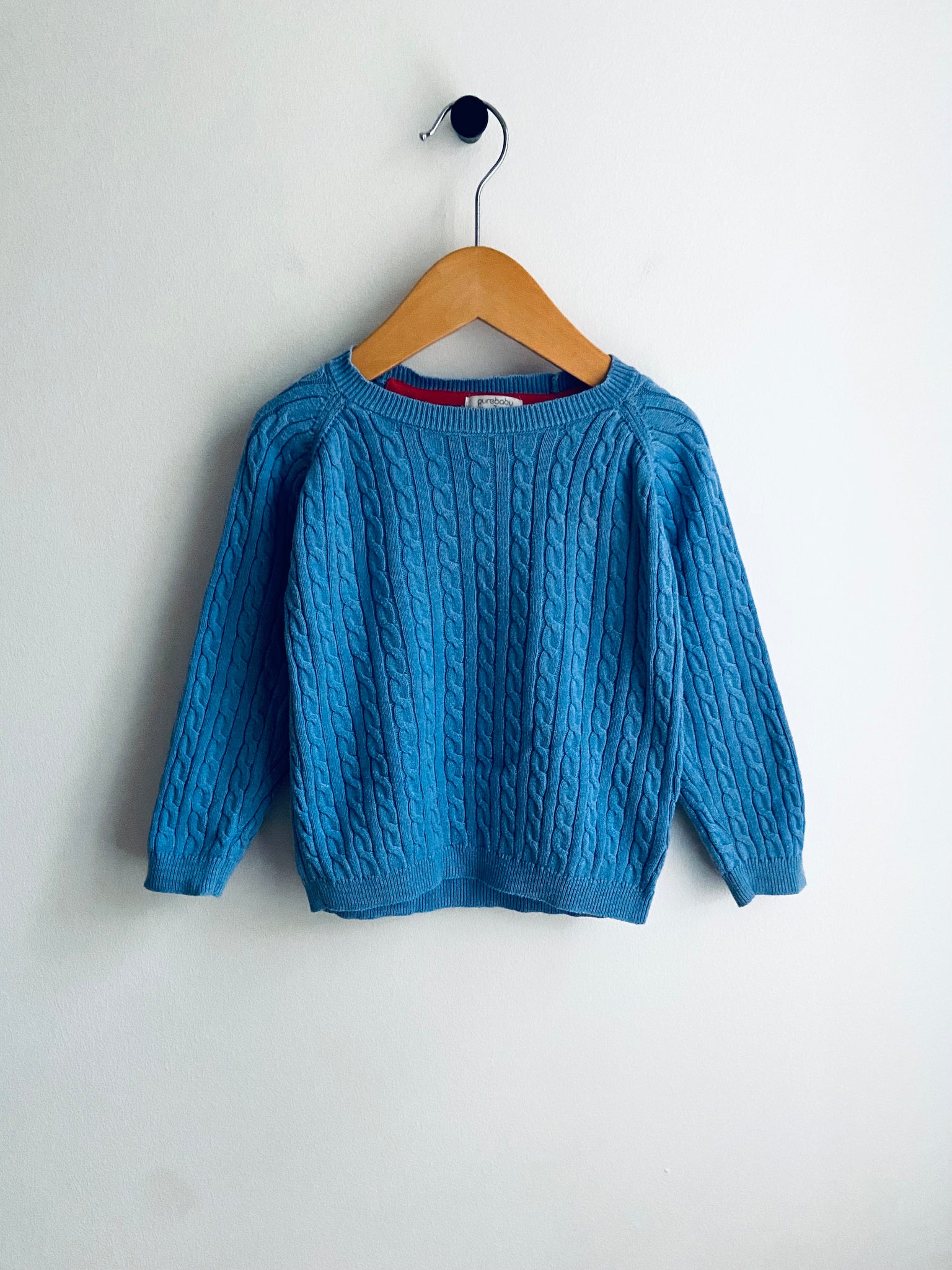 Purebaby | Cable Knit Sweater (18-24M)