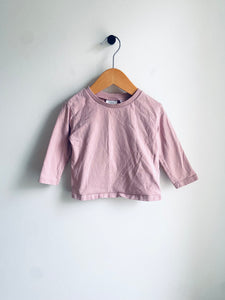 Zara | Pink Long Sleeve Tee (9-12M)