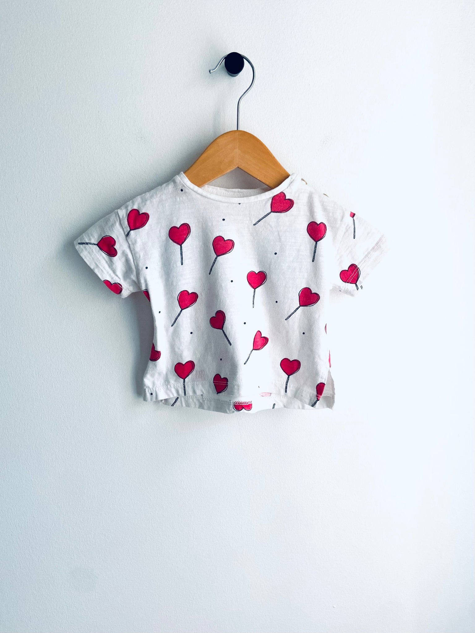 Zara | Hearts T-Shirt (3-6M)